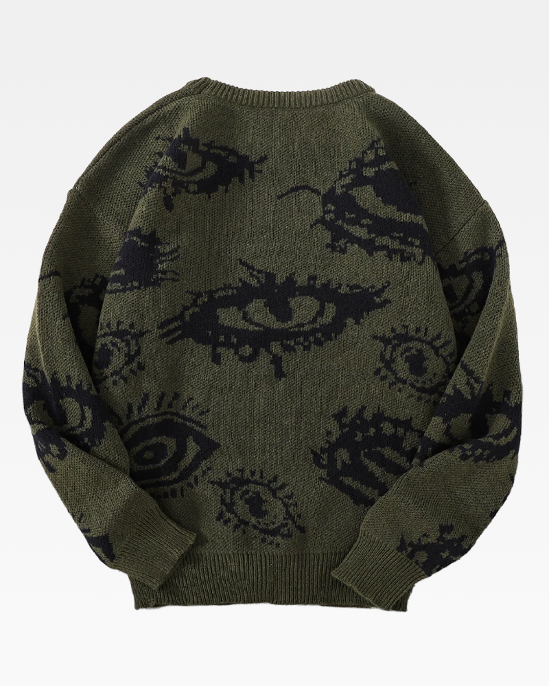 Eye Pattern Sweater