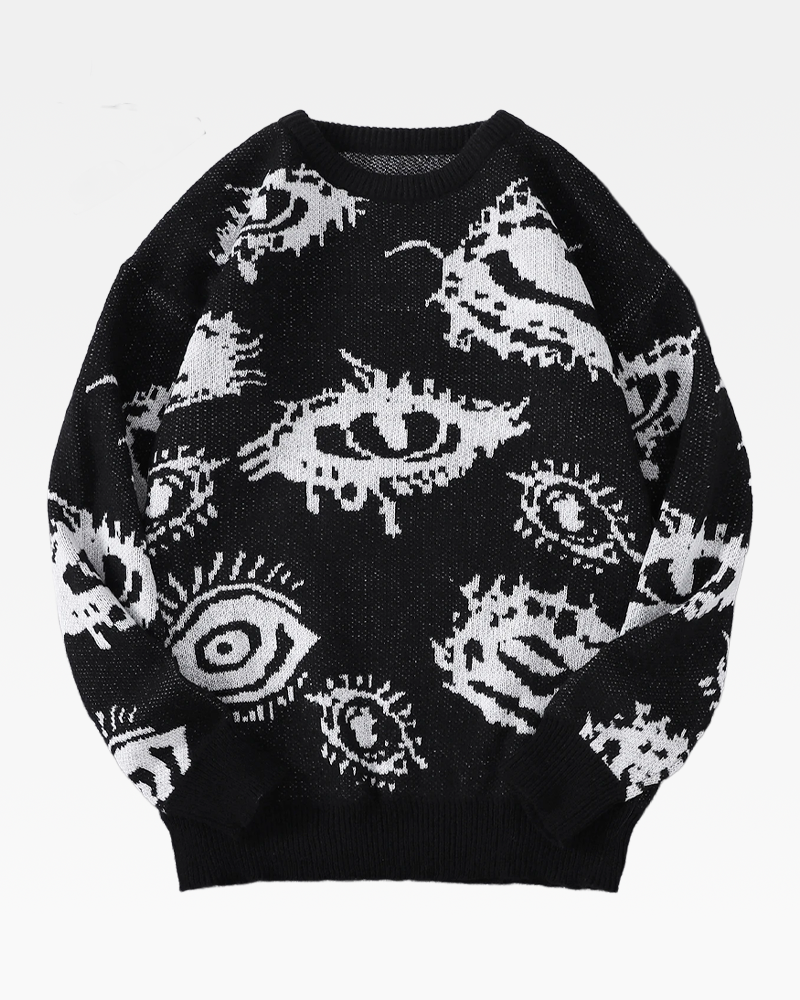 Eye Pattern Sweater
