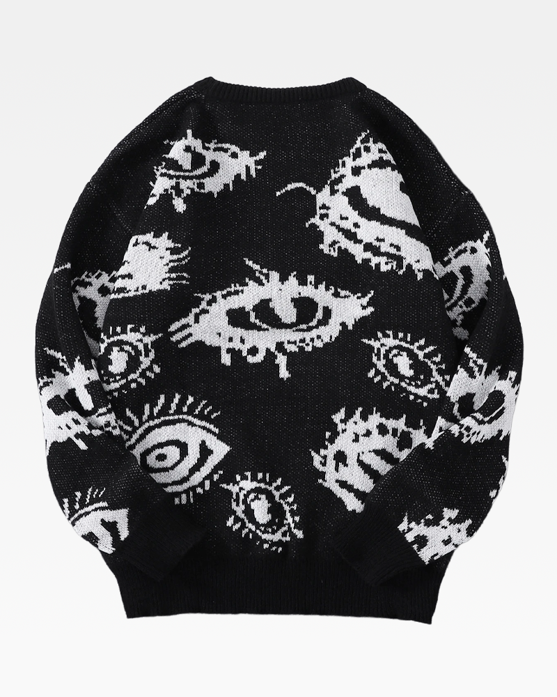 Eye Pattern Sweater