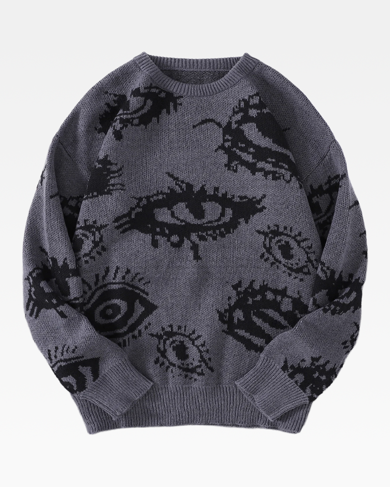 Eye Pattern Sweater