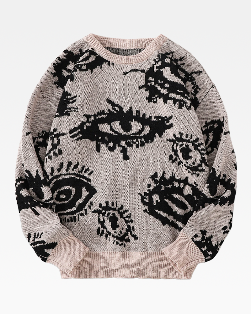 Eye Pattern Sweater