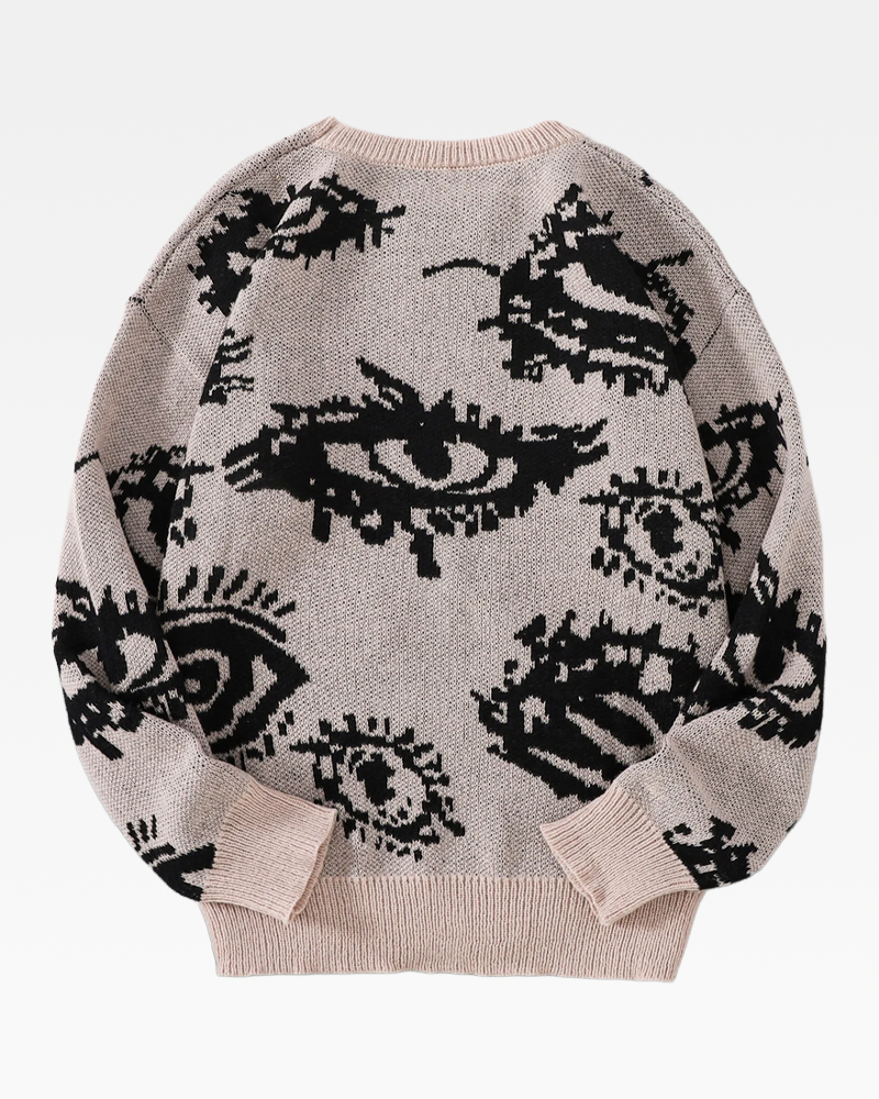 Eye Pattern Sweater
