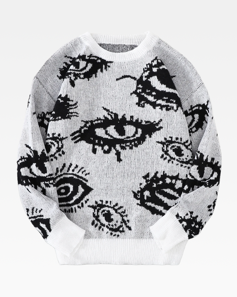 Eye Pattern Sweater