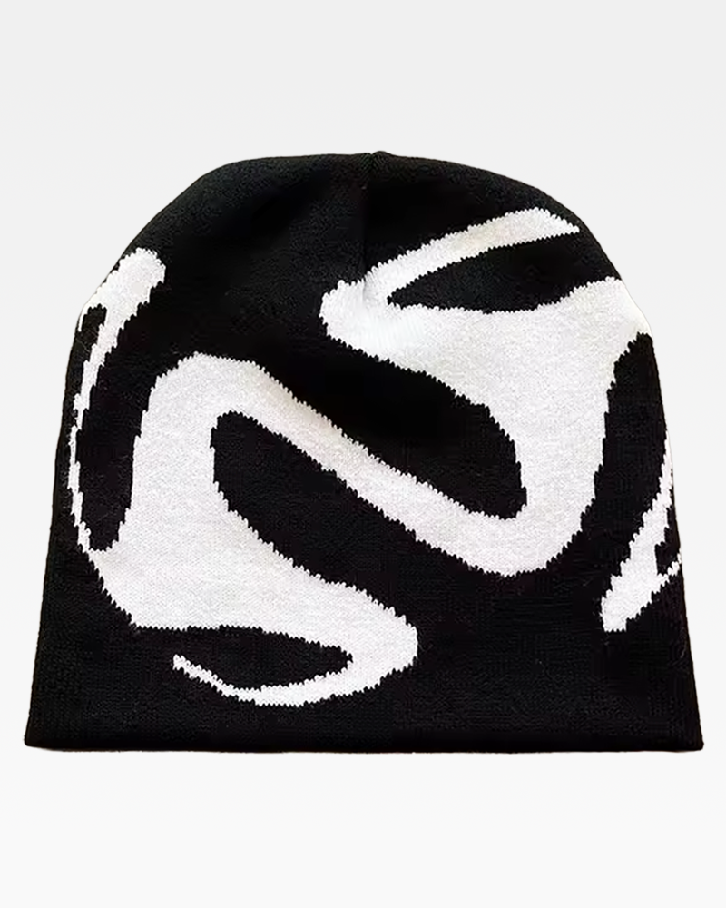 Graphic Beanie Y2K