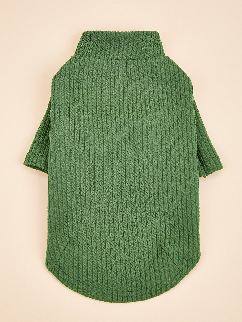 Green Small Plaid Pet Sweater