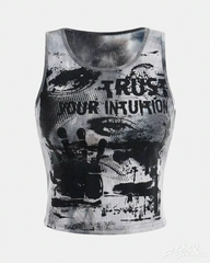Grunge Tank Top Women