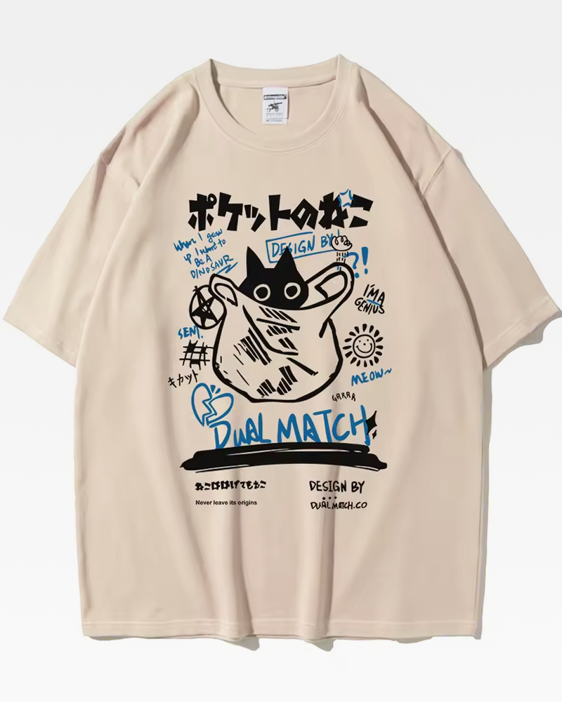 Japanese Cat T Shirt