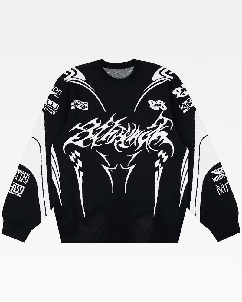 Knit Sweater Streetwear