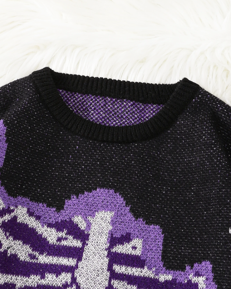 Knitted Skeleton Sweater