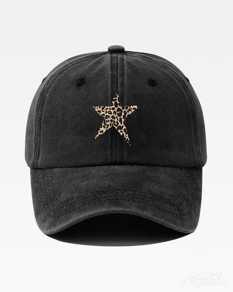 Leopard Star Baseball Cap