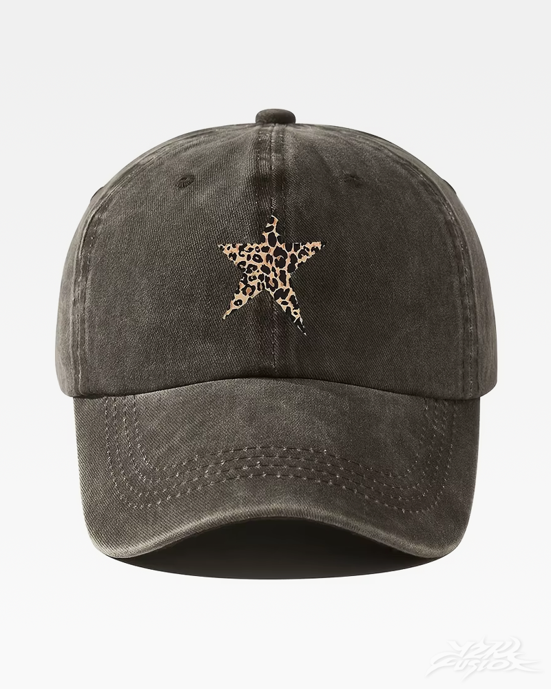 Leopard Star Baseball Cap