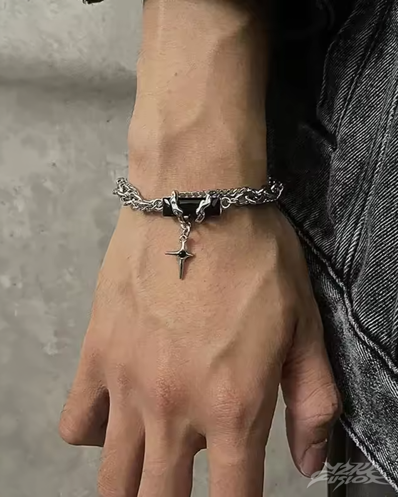 Mens Y2K Gothic Bracelet