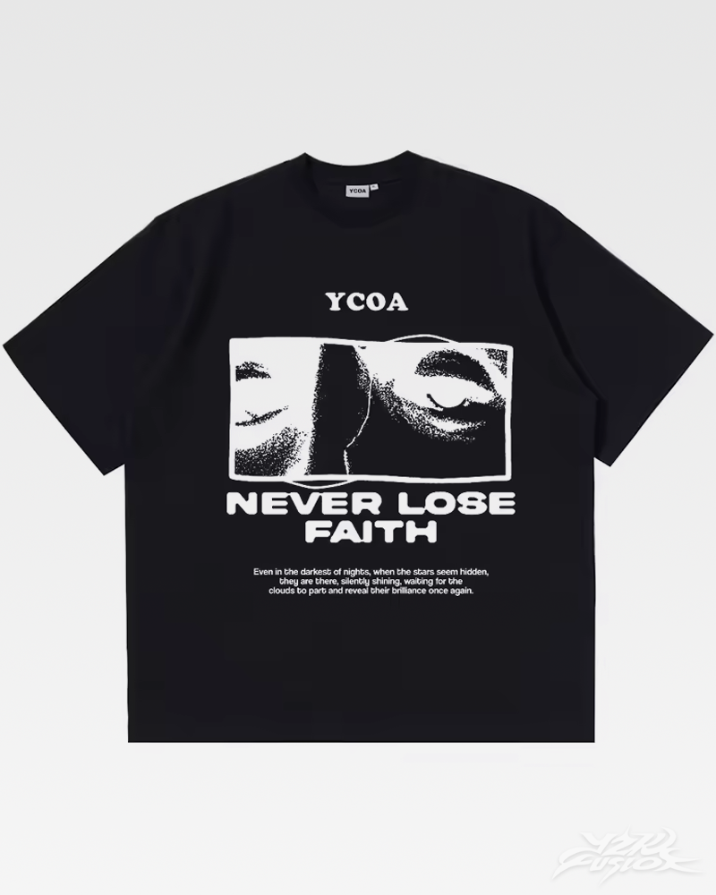 "Never Lose Faith" Y2K Shirt