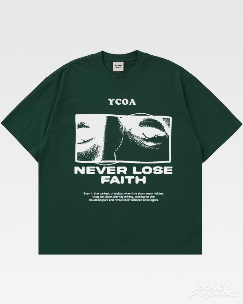 "Never Lose Faith" Y2K Shirt
