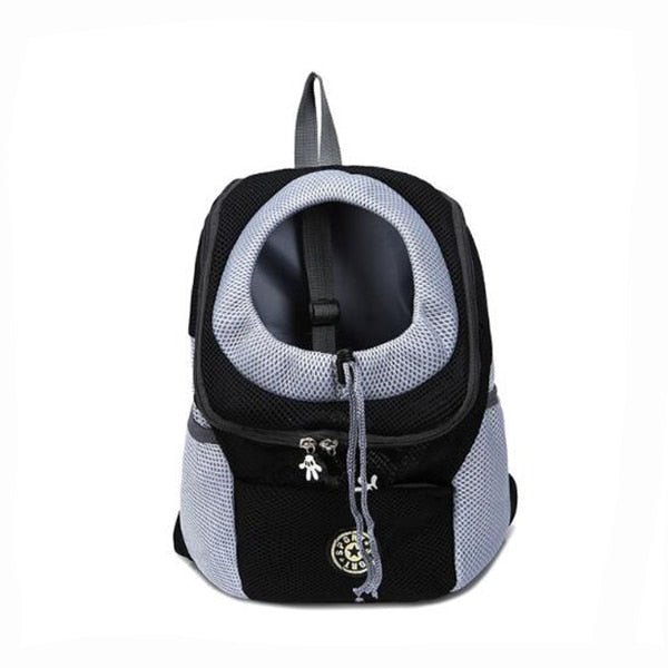 Outdoor Nylon Mesh Double Shoulder Pet Carrier Bag