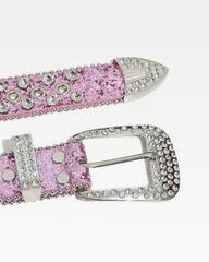 Pink Rhinestone Belt