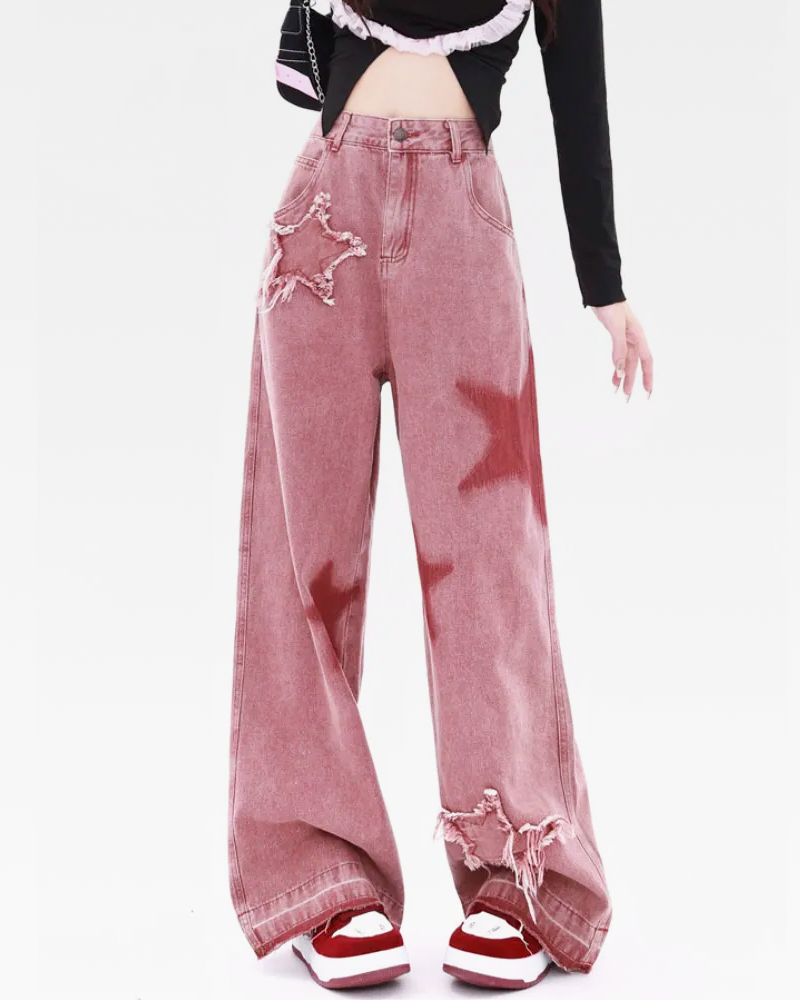 Pink Star Jeans