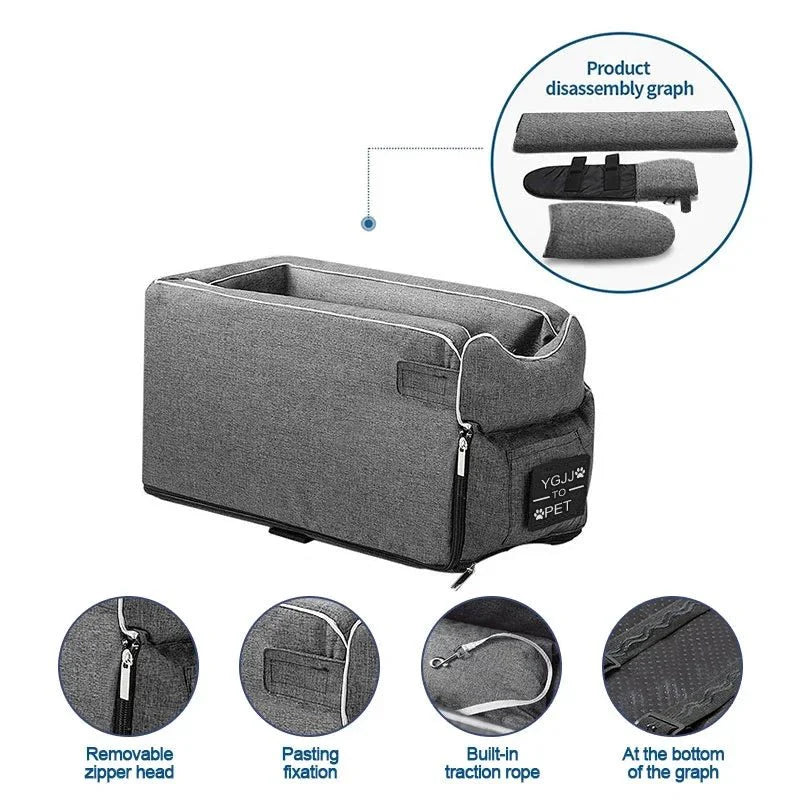 Portable Cat & Dog Travel Carrier for Central Control