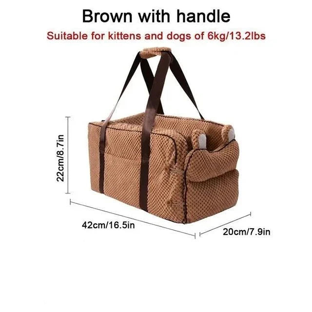 Portable Cat & Dog Travel Carrier for Central Control