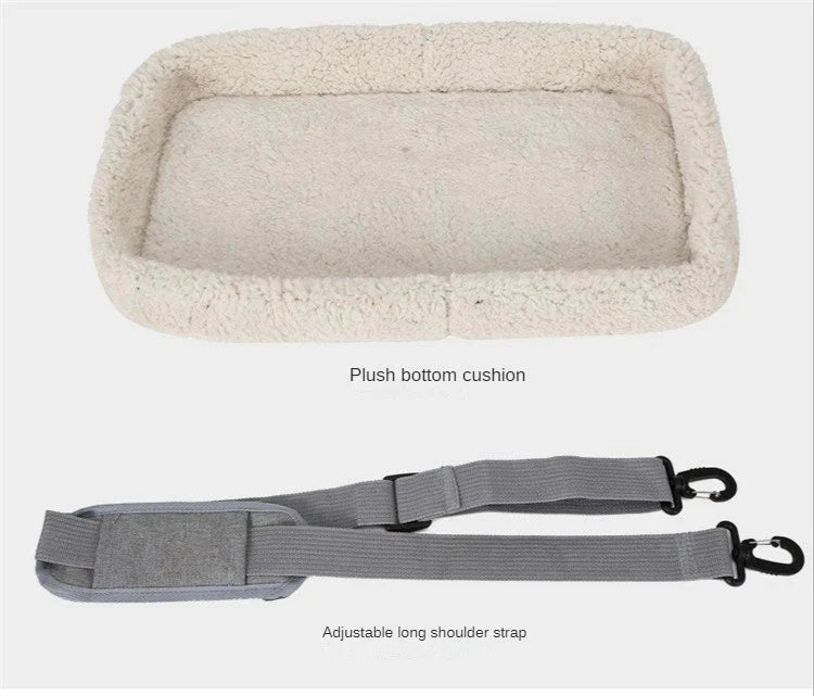 Portable Outdoor Large Cat Carrier Bag with Breathable Mesh