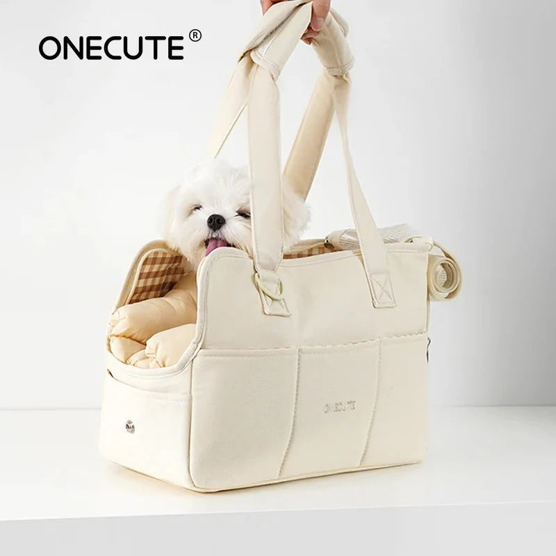 Puppy Go Out Portable Shoulder Handbag Dog Bag for Extremely Small Dogs