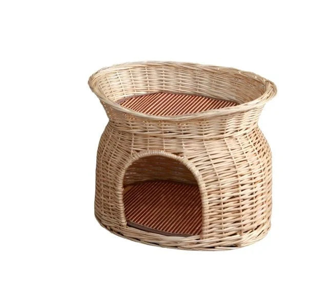 Rattan Wicker Cat Nest
