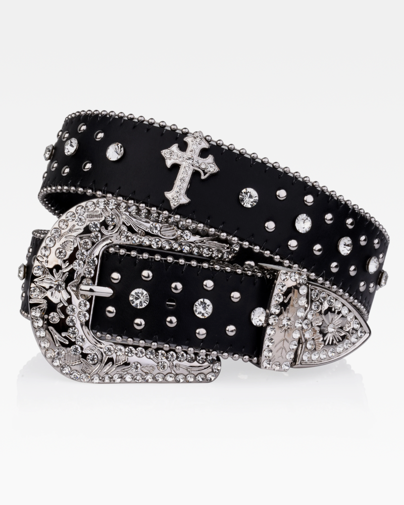 Rhinestone Cross Belt