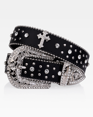 Rhinestone Cross Belt