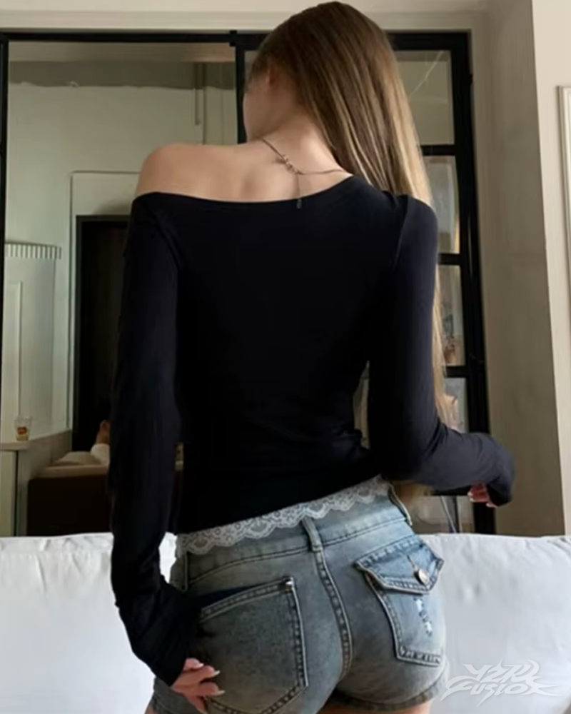 Rhinestone Top Y2K
