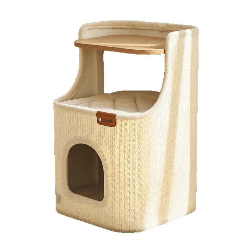 Sisal Cat Scratching Board – 2-in-1 Round Bed & Furniture Protector