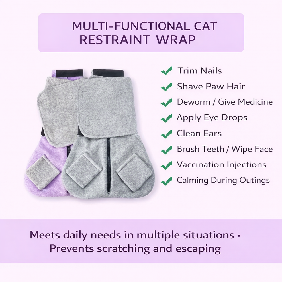 Pet Restraint Bag for Grooming & Care