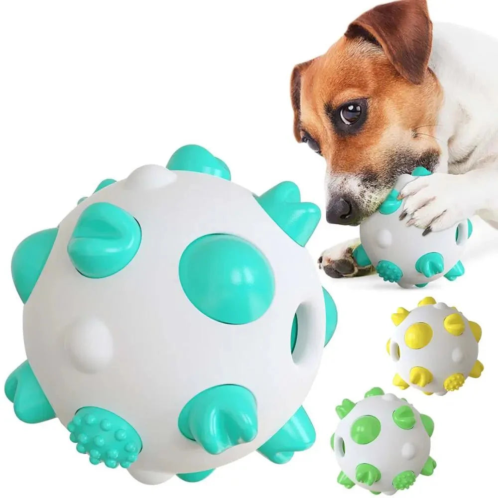 Rolling Nipple Rubber Ball Toy for Cats and Dogs