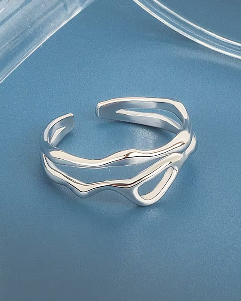 Silver Irregular Ring