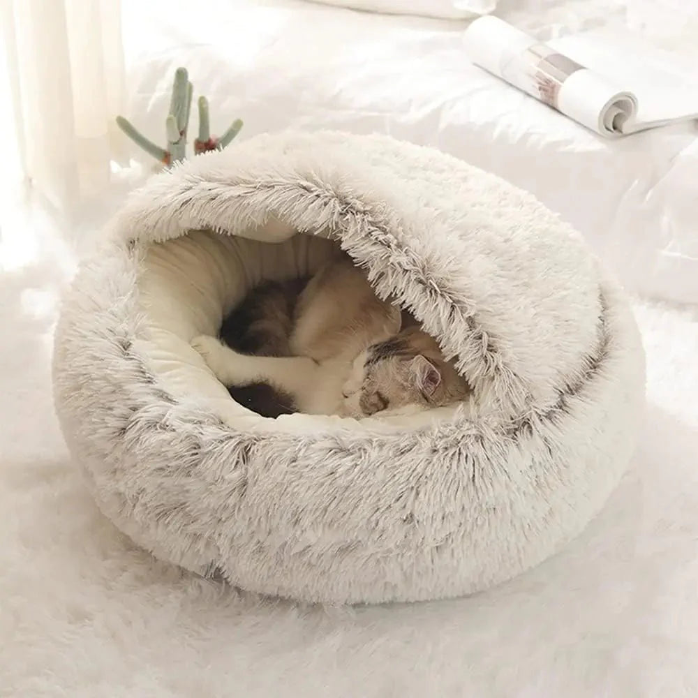 Soft Plush Round Cat Cove