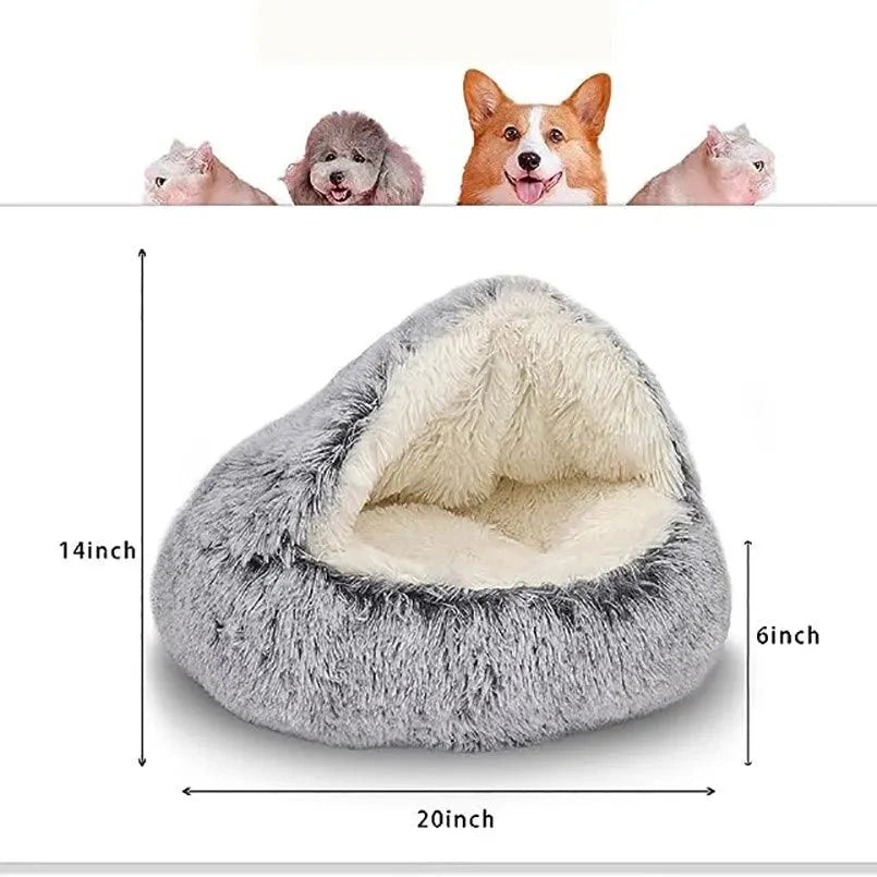 Soft Plush Round Cat Cove