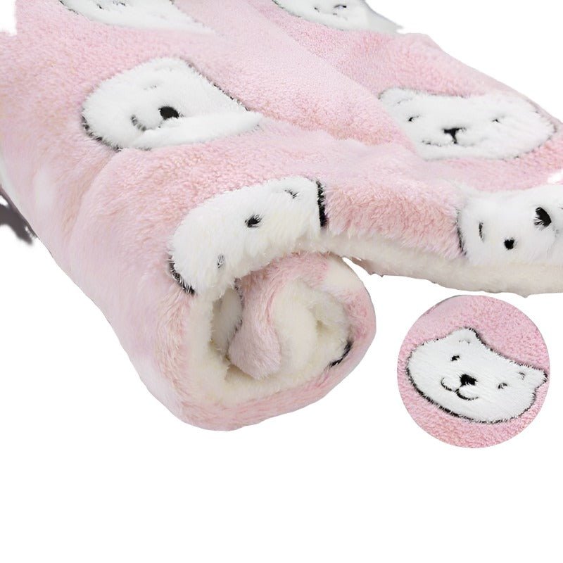 Soft Thick Flannel Fleece Sleeping Pad