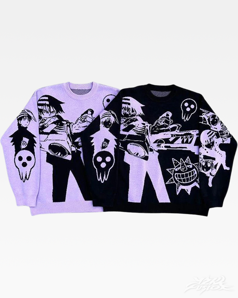 Soul Eater Y2K Sweater