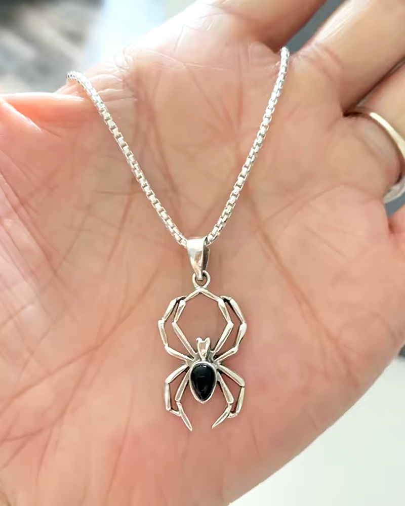 Spider Pendant Necklace