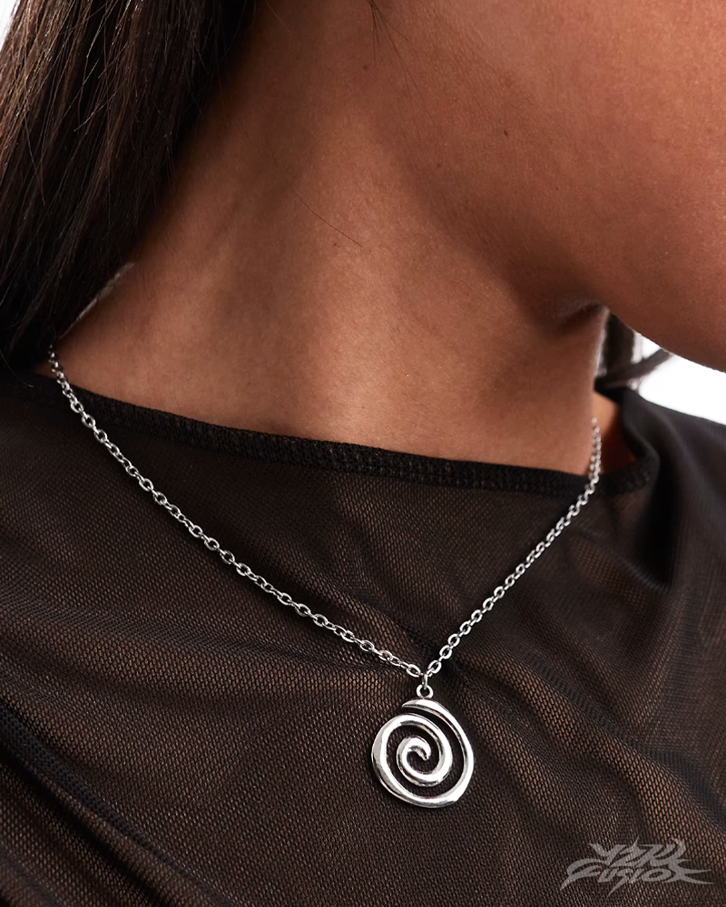Spiral Pendant Necklace