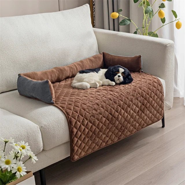 Velvet Quilted Sofa Blanket Bed and Couch Protector