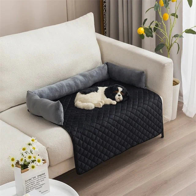 Velvet Quilted Sofa Blanket Bed and Couch Protector