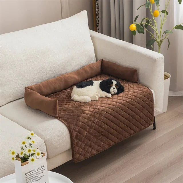 Velvet Quilted Sofa Blanket Bed and Couch Protector