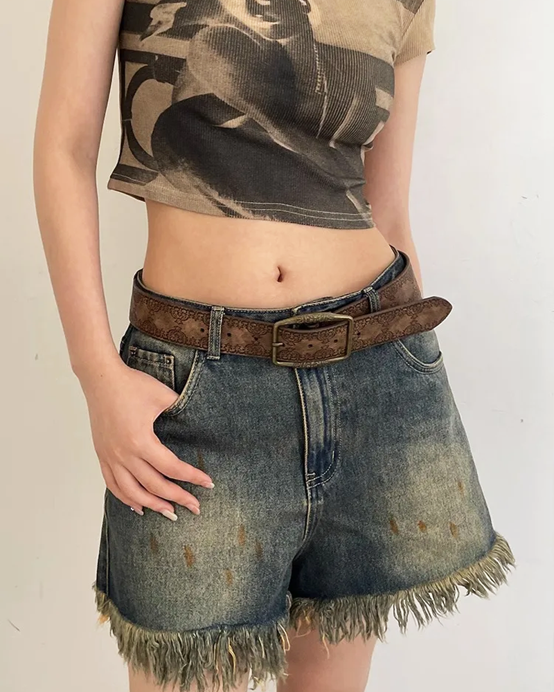 Vintage Leather Belt