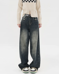 Washed Baggy Jeans