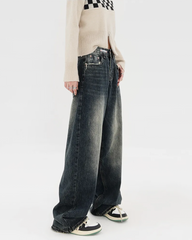 Washed Baggy Jeans