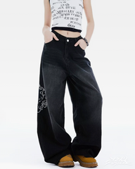 Womens Baggy Jeans Y2K