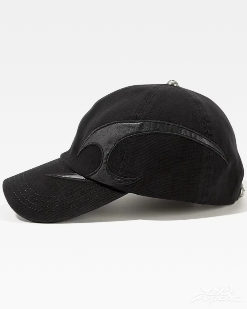 Y2K Baseball Cap With Flames