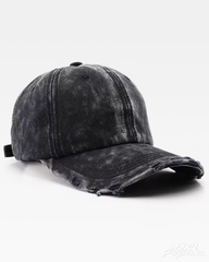 Y2K Black Washed Cap