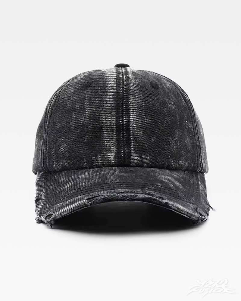 Y2K Black Washed Cap