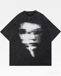 Y2K Blurry Face Shirt